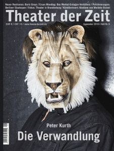 Cover Theater der Zeit 09